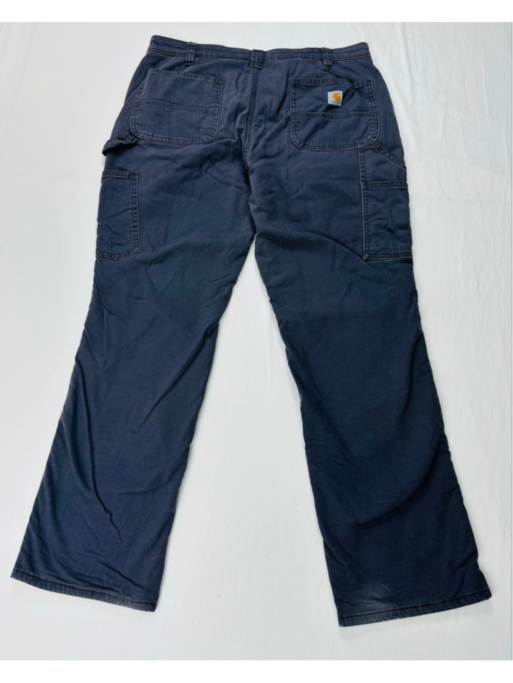 Carhartt Women’s 12 Regular Loose Fit Fleece Lined Canvas Carpenter Work Pants - Picture 3 of 13